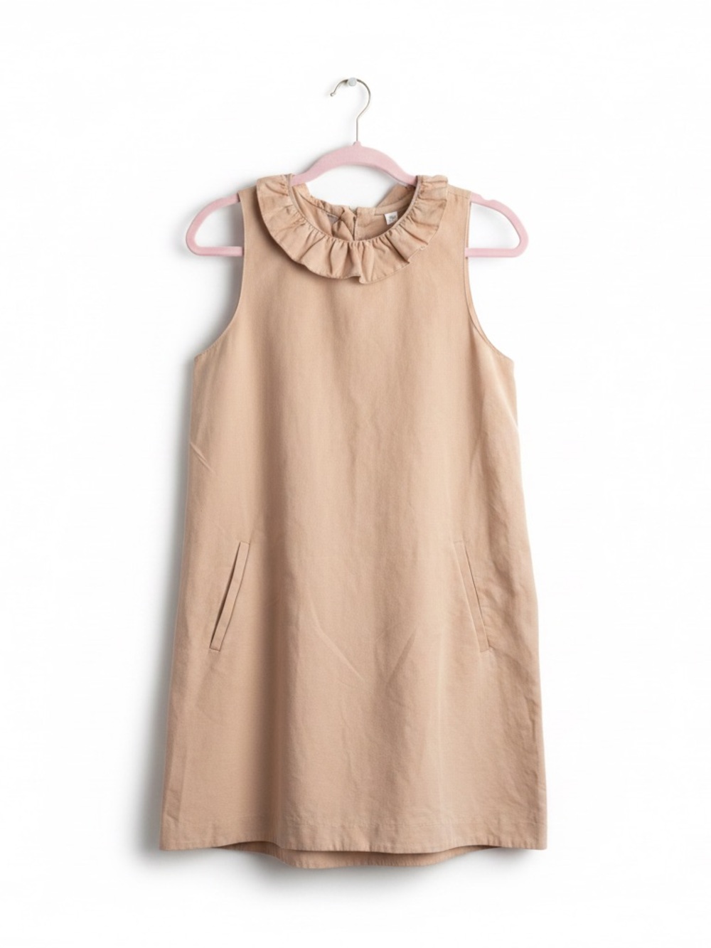 Tyler Boe Ruffle-Collar Sleeveless Shift Dress Women’s Size S Girlhoodcore